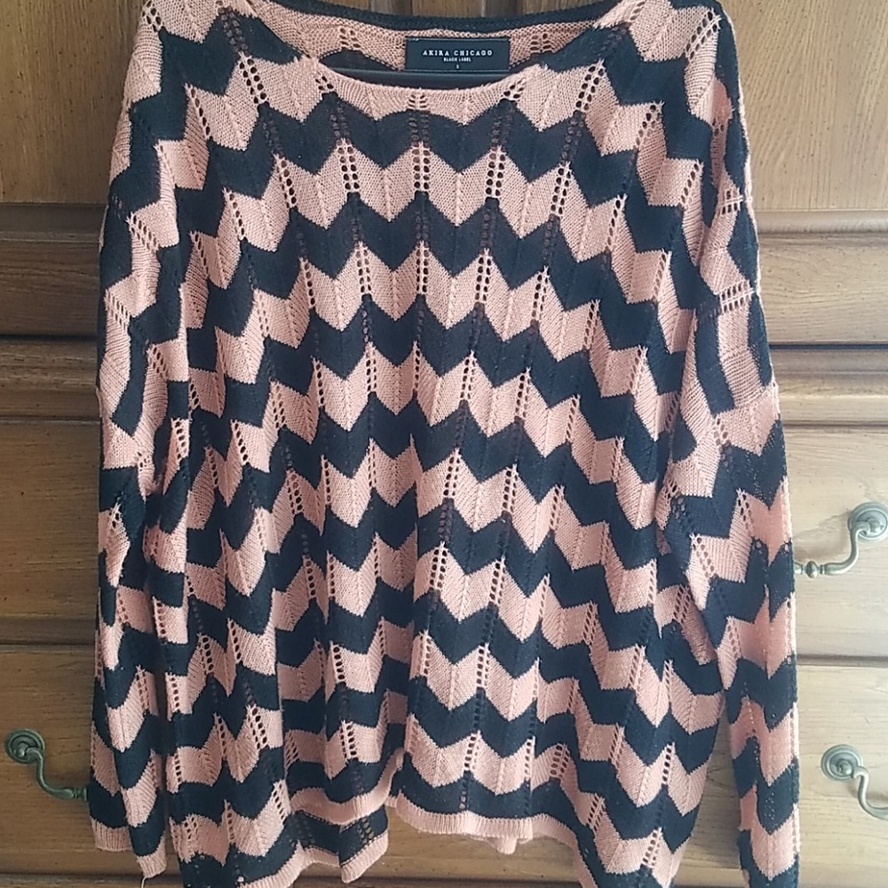 Akira Chicago Black Label Sweater, Size Small